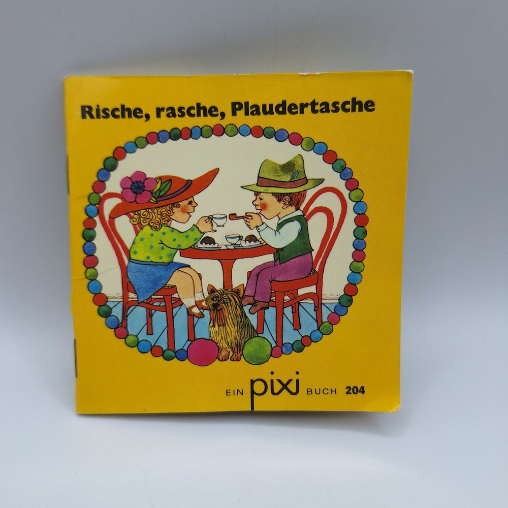 Rische Rasche Plaudertasche‎ Pixi Buch 204 German Childrens Book 1974